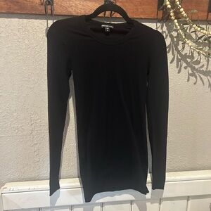 James Perse Black Crew Neck Shirt